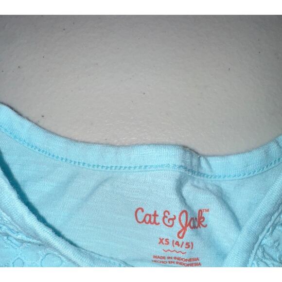 Lot of 2 Cat & Jack Girls 4/5 XS Long Sleeve Top Casual Everyday Playwear - Picture 7 of 12